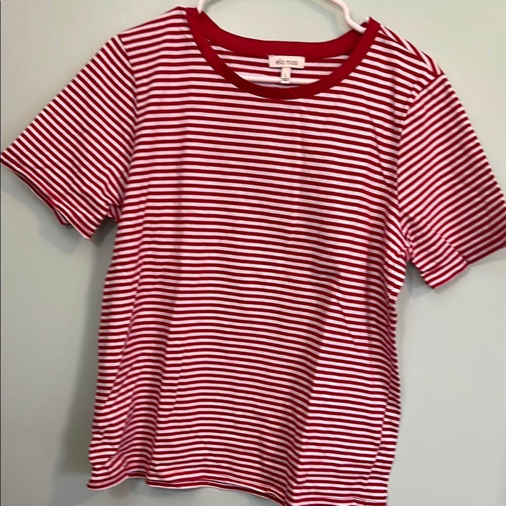 Red Striped Kids Shirt